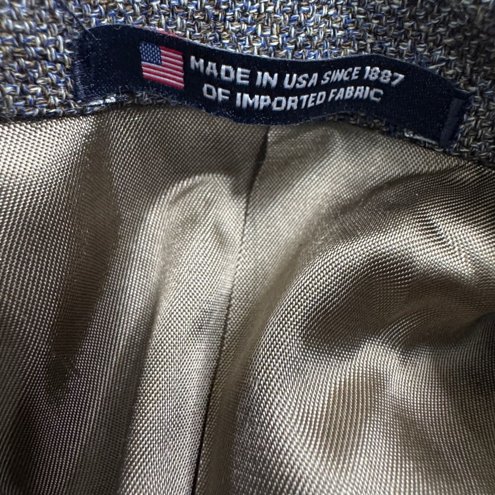 Hart Schaffner Marx Men's Blazer Sport Coat Size 42‎ Grey Made In USA! - Picture 7 of 16
